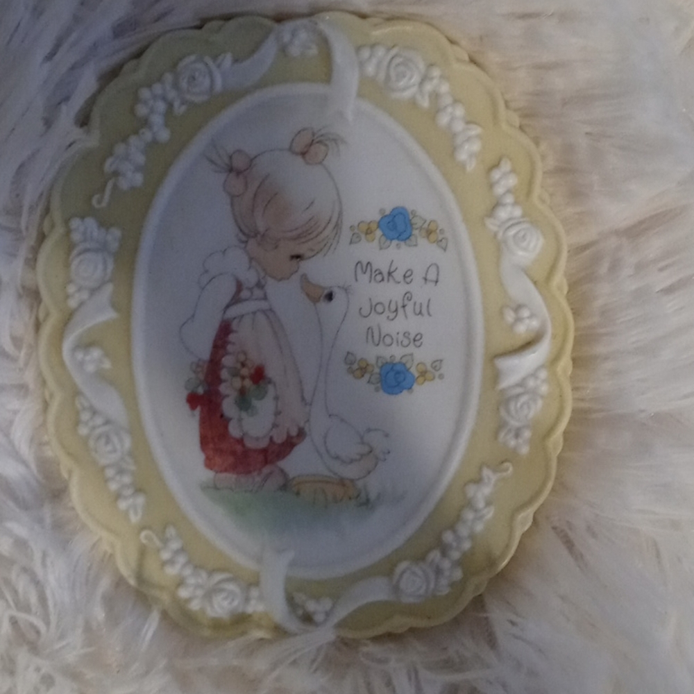 Precious Moments porcelain wall plate